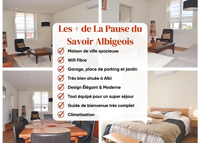La Pause Du Savoir Albigeois - Garage - Climatisation - Centre Ville